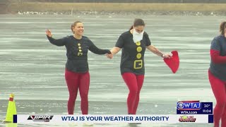 Supporters plunge into ice-cold Canoe Creek for Special Olympics PA