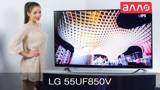 Видео-обзор телевизора LG 55UF850V