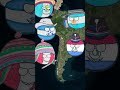 5 países hispanoamiercanos ☠️ gen0c1das el mapa de sebas shorts