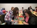 Student Nurses Association Makes Blankets for Children - DeSales University