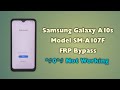 Samsung A10s FRP Bypass By Unlock Tool A107F Google Account Unlock Android 11 U8  2024