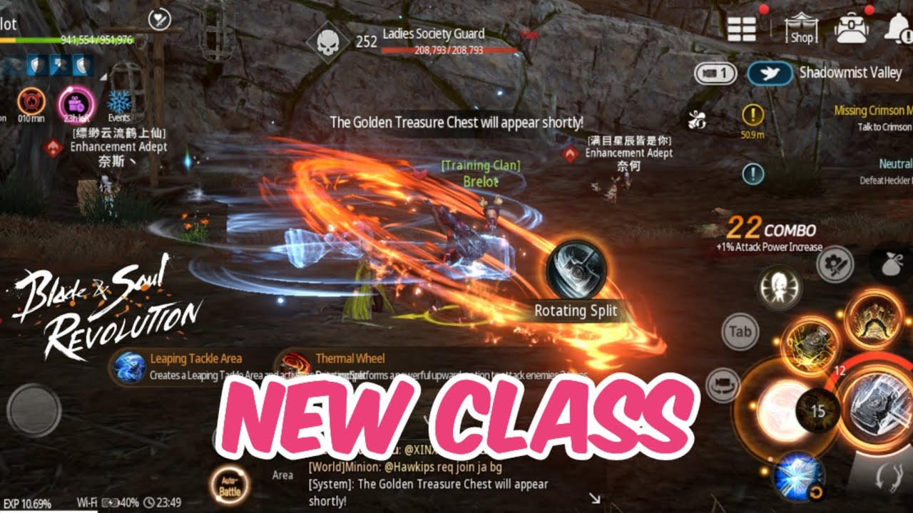 Blade And Soul Revolution New Class Youtube