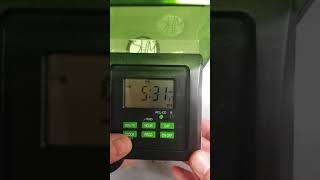 Setting up the time on Woods Digital Timer