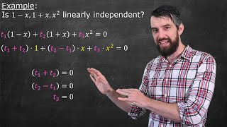 The Vector Space of Polynomials: Span, Linear Independence, and Basis