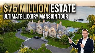 LUXURY MANSION TOUR | $75 Million Connecticut Estate on Pristine Grounds