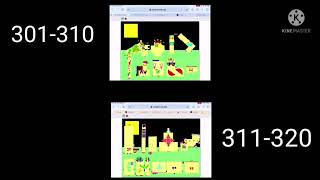 numberblocks band retro 301-310 vs numberblocks band retro 311-320