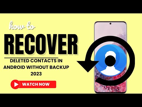 How To Recover Deleted Contacts In Android Without Backup Tech Tutorials_2024