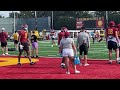 Sights and sounds from USC’s fifth fall practice