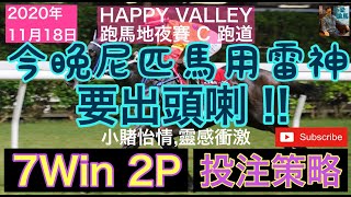 [小梁論馬]今晩尼匹馬用雷神要出頭喇! 7W2P 投注策略(11月18日)