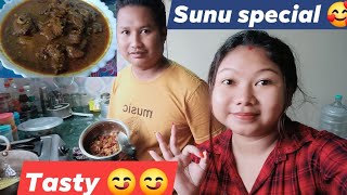 SUNU SPECIAL ❤️ // Motton Curry 😋 // Vlog // Parijat Boro