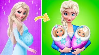 Elsa and Anna Growing Up! 32 Frozen DIYs