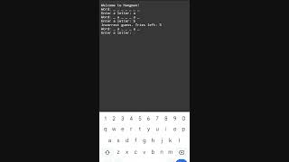 How to make a Hangman game using C program #coding #developer #shorts #short #programming