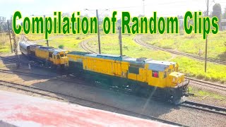 Compilation of Random Clips Featuring Zambia Ammonia Tank Wagons, U11B, GT22, GT26 \u0026 Motor Trolley