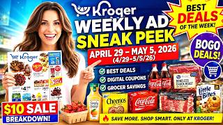 Kroger Weekly Ad Sneak Peek April 29–May 5, 2026 (4/29–5/5/26) Best Deals, Digital Coupons & Grocer
