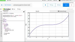 How to make animated graphs in VPython Glowscript