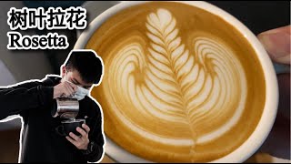 Rosetta Latte Art 树叶拉花