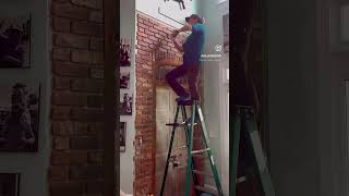 Transformation: Installing a Reclaimed Door with Brick Veneer Surround | One Step at a Time Magic