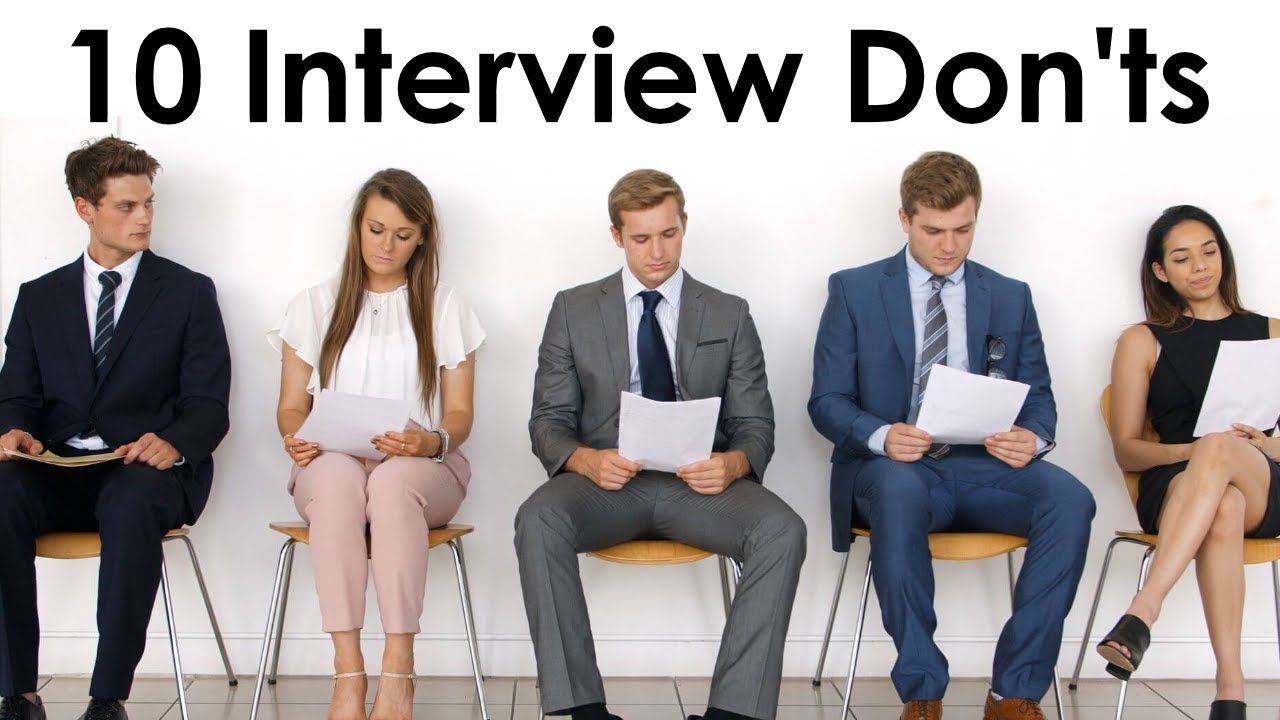 10 Things You NEVER Say In A Job Interview (Explained) - YouTube