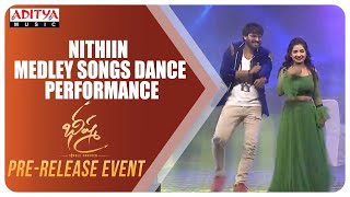 Nithiin Super Hit Medley Songs Dance Performance  @ Bheeshma Pre Release Event | Nithiin, Rashmika