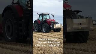 Wow! Listen to the engine note as it gets closer! #mf8740s #masseyferguson #masseyfergusontractor