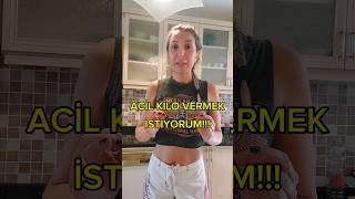 Acil kilo vermek isteyenler bu 4 maddeyi mutlaka yapsin ❗️ #ketojenikbeslenme #diyet #onlinediyet