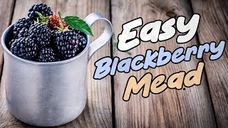 Very Tasty Blackberry Mead Recipe for Home!