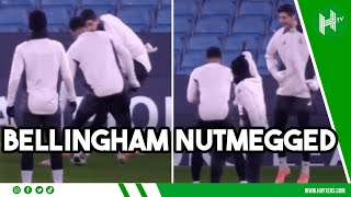 Bellingham NUTMEGGED! Mbappe and Vinicius LAUGH in Real Madrid training