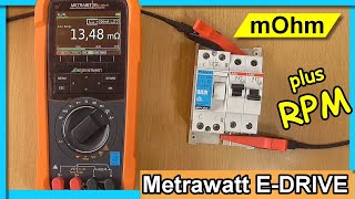 Metrawatt IM E-Drive: mOhm 4-Leiter Messung & Drehzahl messen - Kurzes Review | Tutorial |