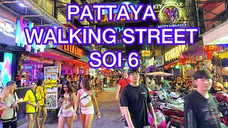 🇹🇭Walking Street Pattaya 2025 🔥 Must-See Nightlife \u0026 Soi 6 Tour!