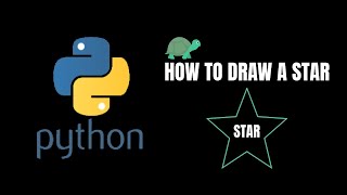 How to Draw star by Python Turtle. Beginners Tutorial