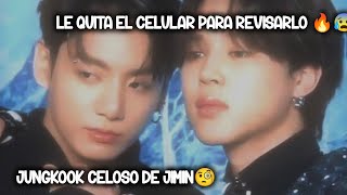 JUNGKOOK CELOSO POR JIMIN ¡LE QUITA EL CELULAR PARA REVISARLO!😱🔥