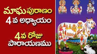 శ్రీ మాఘ పురాణం 4వ అధ్యాయం🙏 4వ రోజు పారాయణ Day 4 Sri MaghaPuranam🙏 4th adhyay Parayana