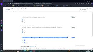 Self review: Array and object iteration Coursera | Programming with JavaScript Meta