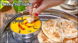 Resepi Kuah Dal Kedai Mamak | Moong Dal Tadka Pressure Cooker