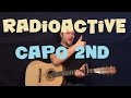 Radioactive (Imagine Dragons) Guitar Lesson How to Play Chord Strum Patterns