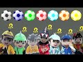 Mencari 7 Badut Boboiboy di dalam bola | boboiboy halilintar, boboiboy solar, boboiboy angin