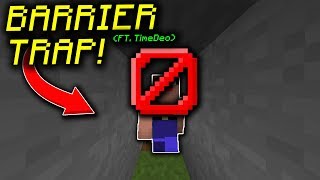 Abusing BARRIER BLOCKS in Skywars (ft. TimeDeo)