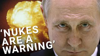 Putin says nuclear bombs in Belarus are a warning