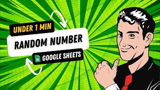 Google Sheets Tutorial - Random Number Generator in Google Sheets