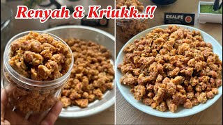 ORDERAN MENGALIR TERUS SETELAH JUALAN INI !! KACANG KRIBO PEDAS MANIS RENYAH DAN GURIH