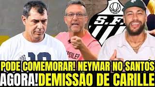 🚨BOMBA! CRAQUE NETO SOLTOU A DEMISSÃO DO CARILLE E O RETORNO DO CRAQUE NEYMAR NO SANTOS - ATUALIZADO