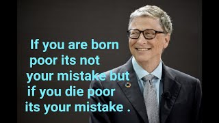 Bill Gates inspiring quotes || OS CREATION || Quotes in english.