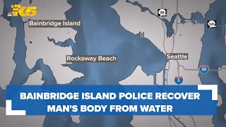Bainbridge Island police recover body from water