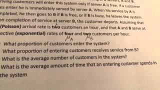 Queueing theory problem part 2