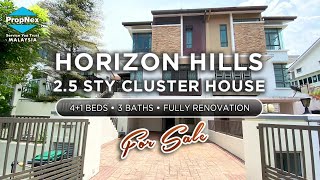 【Victor二手好介绍】Horizon Hills 美美的角头田字屋 38x70 只卖RM1.02mil!  价格便宜 装修美丽 而且是2层半！The Gateway Jalan Ambang