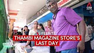 Last day of operations as Thambi Magazine Store closes at Holland Village