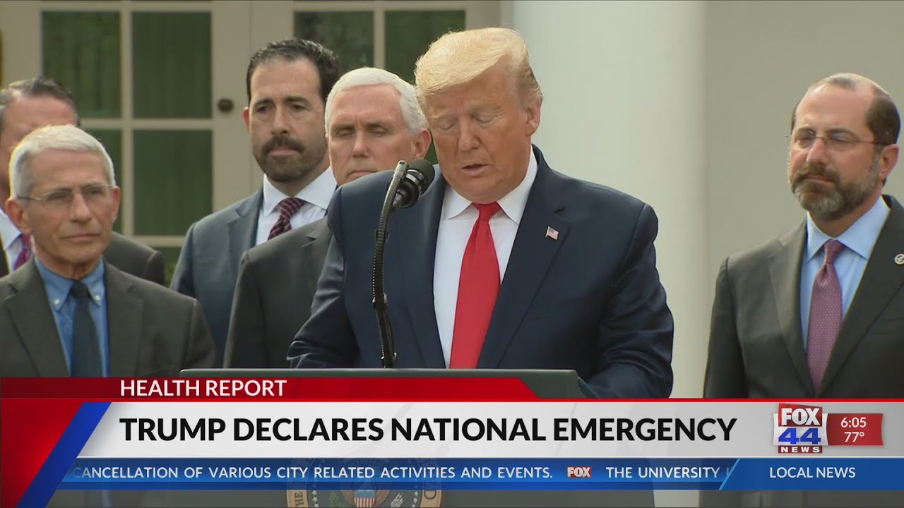 Trump Declares National Emergency - YouTube