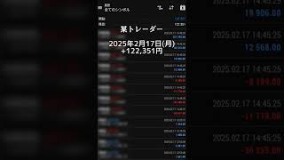 【FX収支】2025年2月17日(月)｜円買い、GDP上振れで日銀利上げに思惑