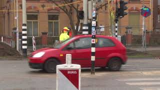 Storing aan verkeerslichten, wederom chaos op de Oranjesingel