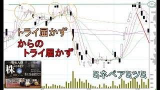 株は技術 前の高値に並んでトライ届かずからのトライ届かずが発生したので空売りで下落を狙ってみた ショットガン投資法 ミネベアミツミ